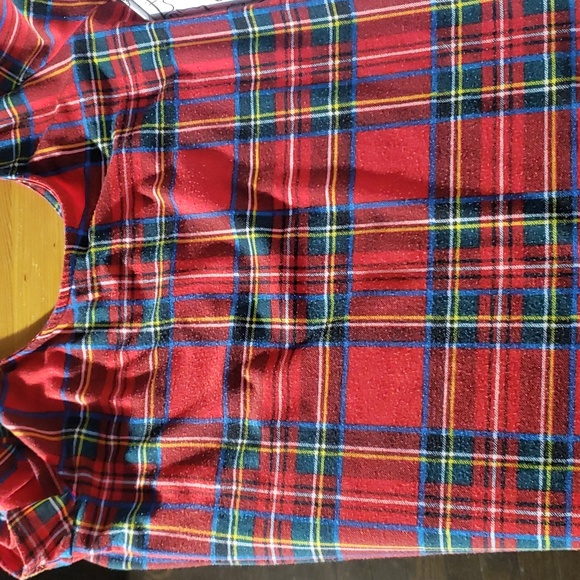 Twik tartan red & black t-shirt. Size M. - Picture 2 of 4